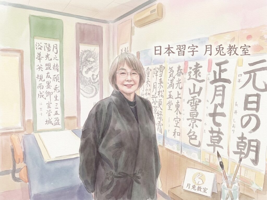 【松阪市の習字教室】3月課題の清書の日 ― 努力と笑顔が輝いた一日｜月兎教室ブログ